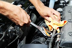 Mechanic working on vehicle in las colorado-springs